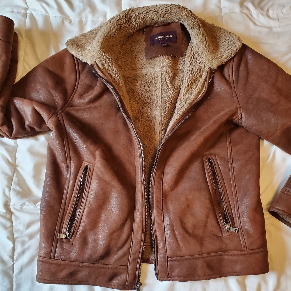 Johnston & Murphy Leather Jacket